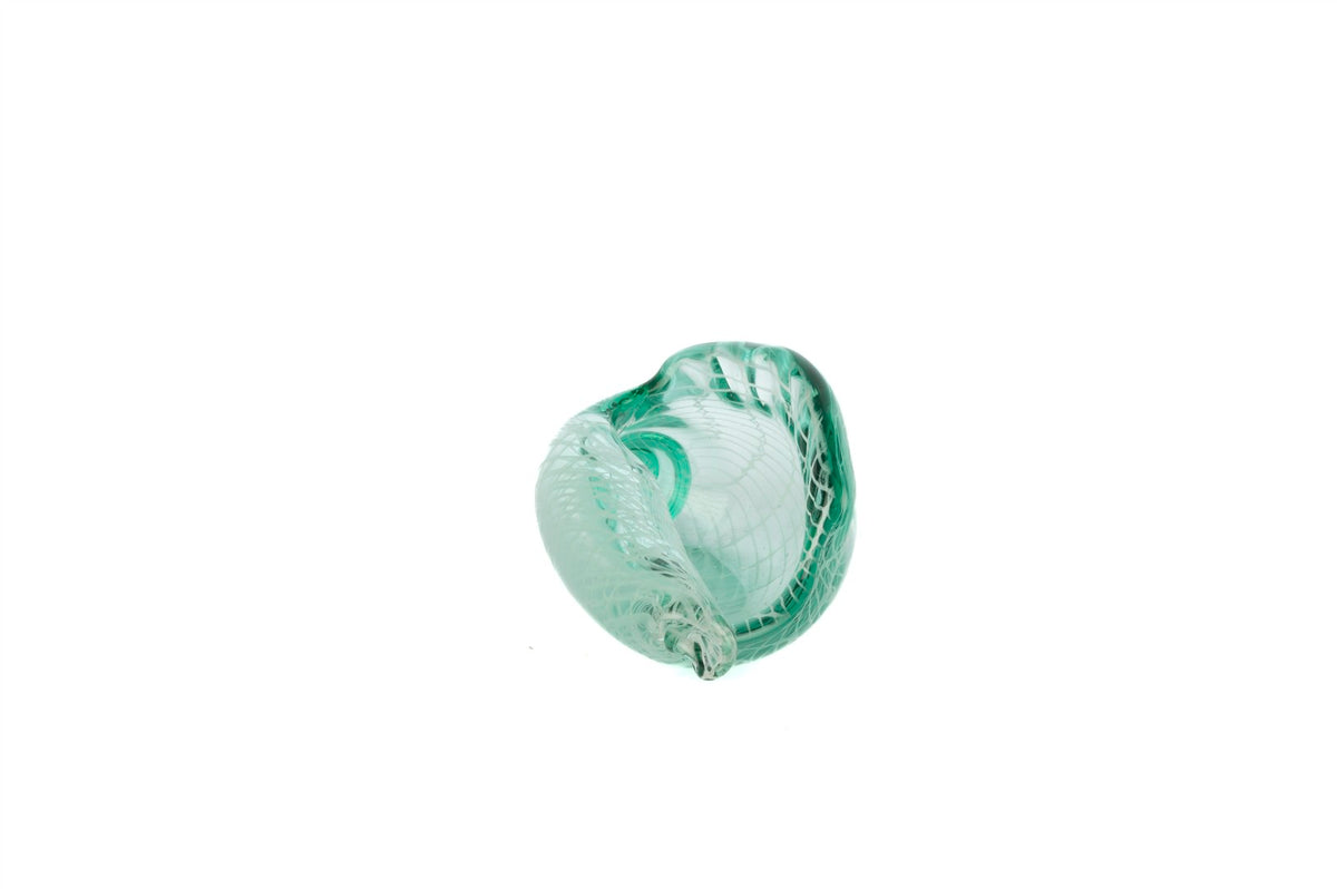 Mikasa Moor Yeşil İstiridye Cam Dekoratif Obje 22x9cm
