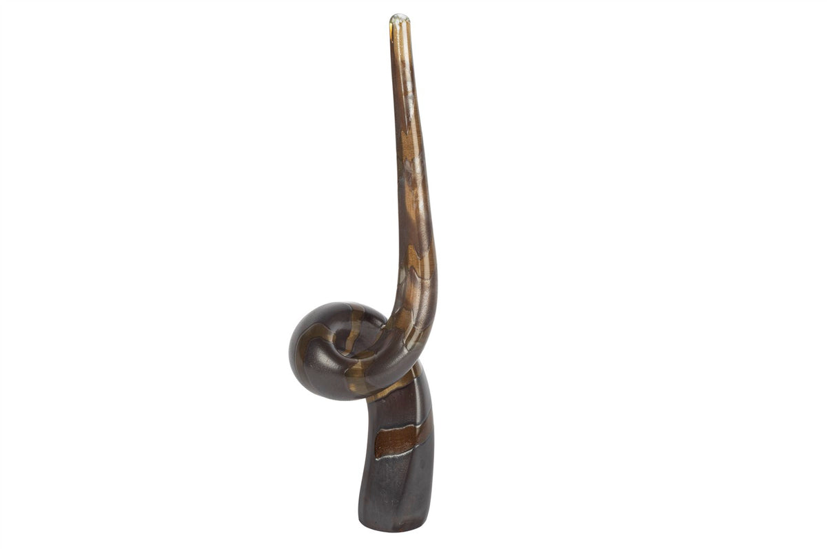 Mikasa Moor Bronz Wave Art Cam Obje 16x45cm