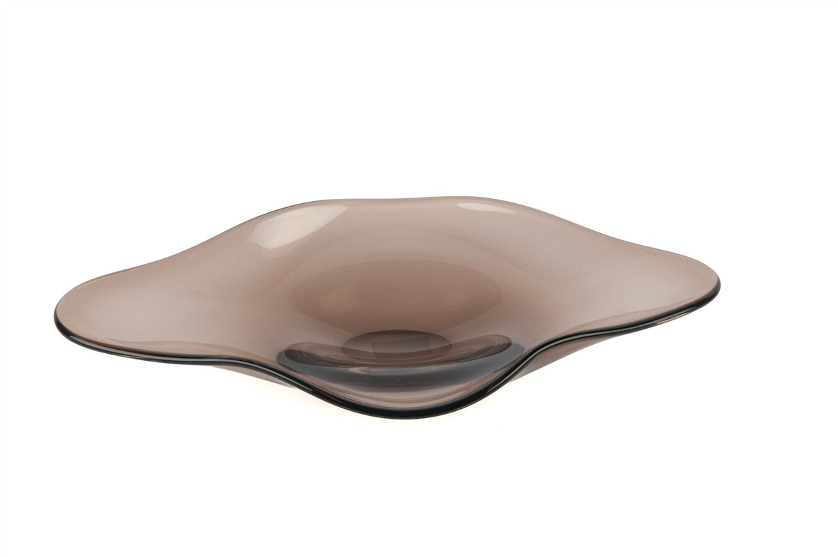 Mikasa Moor Pembe Cam Dekoratif Tabak 43x23cm