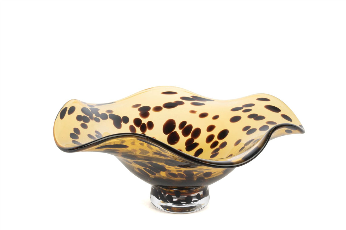 Mikasa Moor Amber Cam Desenli Dekoratif Tabak 32x15cm