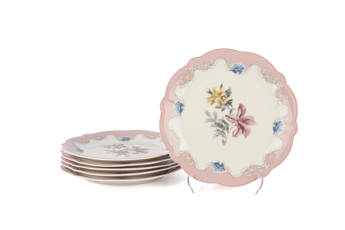 Mikasa Moor Blush Palas 6lı Tatlı Tabağı 19cm