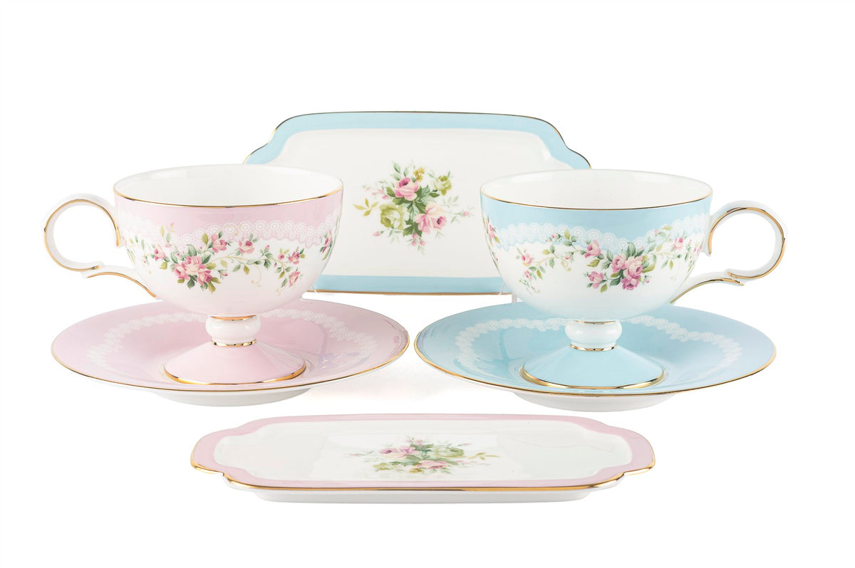 Mikasa Moor Rose Charm 2li Çay Fincanı Set 6Parça 220cc