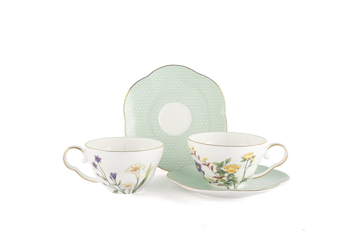 Mikasa Moor Eternal Flowers 2li Çay Fincan Seti 160cc