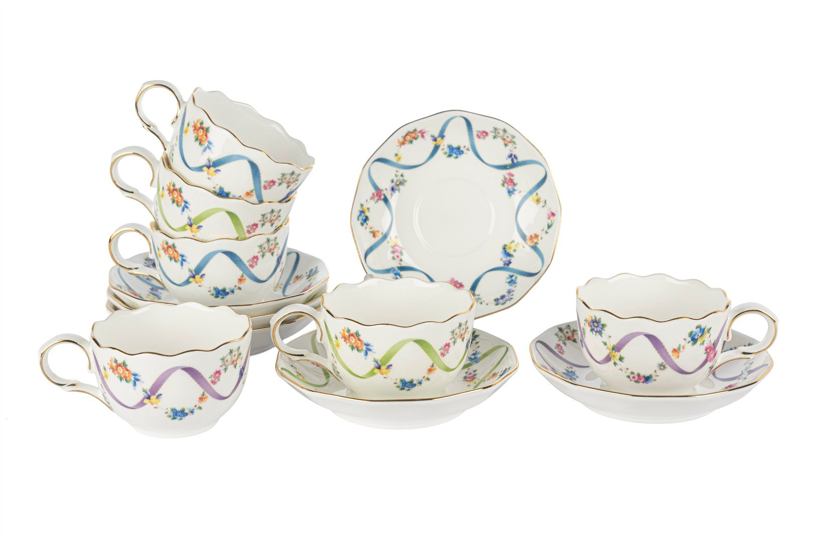 Mikasa Moor Romantic Charm 6lı Kahve Fincan Seti 90cc