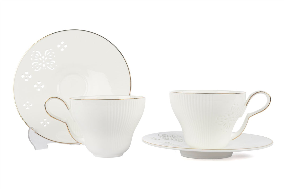 Mikasa Moor Pure Mariposa 2li Çay Fincan Seti 200cc