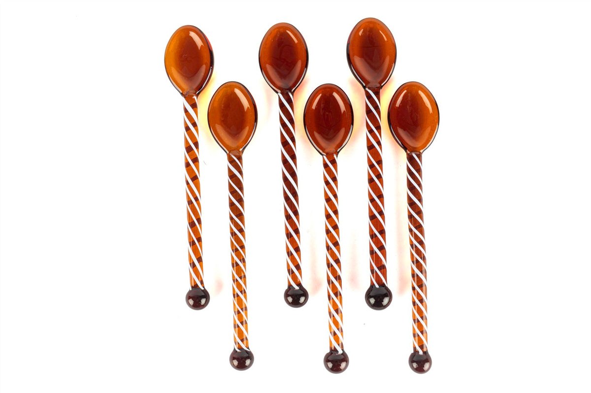 Mikasa Moor 6lı Amber Cam Kaşık