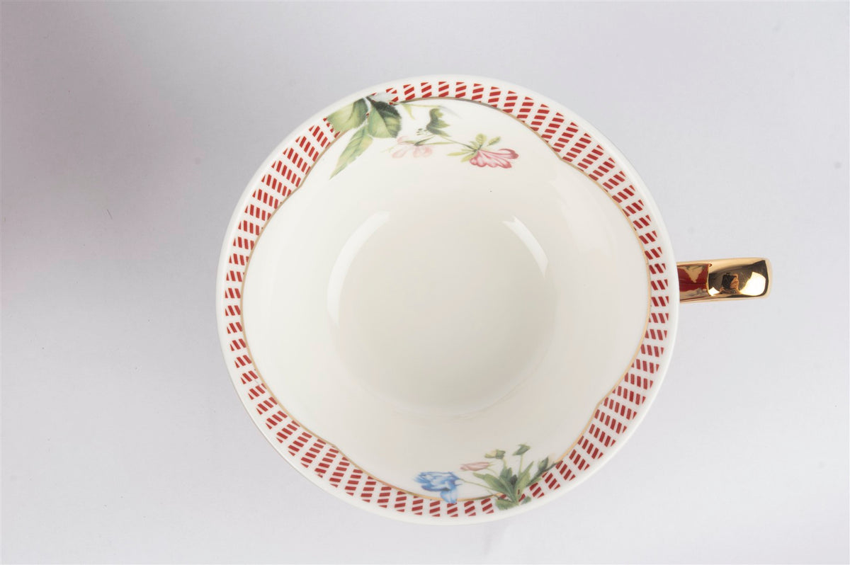 Mikasa Moor Ruby Garden 2li 5Parça Çay Fincan Seti 200cc