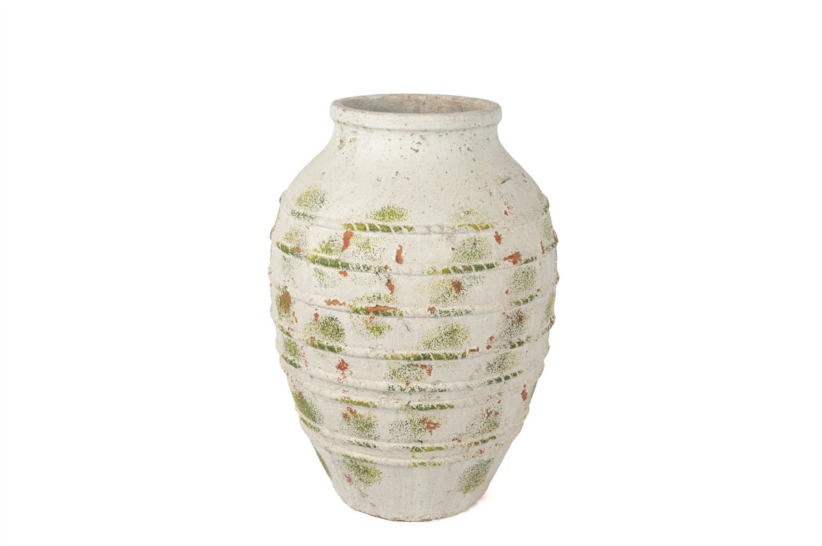 Mikasa Moor Krem Yeşil Eskitme Büyük Küp 52x35cm