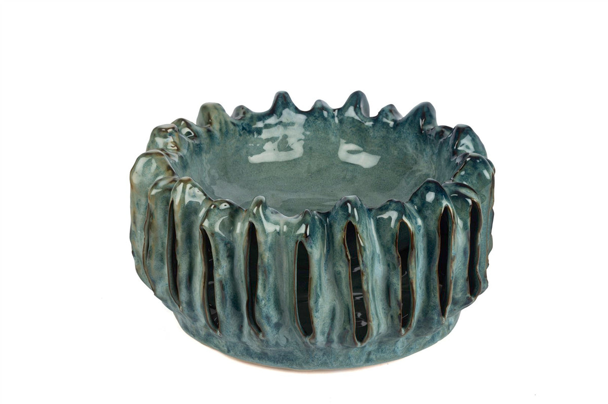 Mikasa Moor Turkuvaz Kafes Dekoratif Tabak 34x19cm