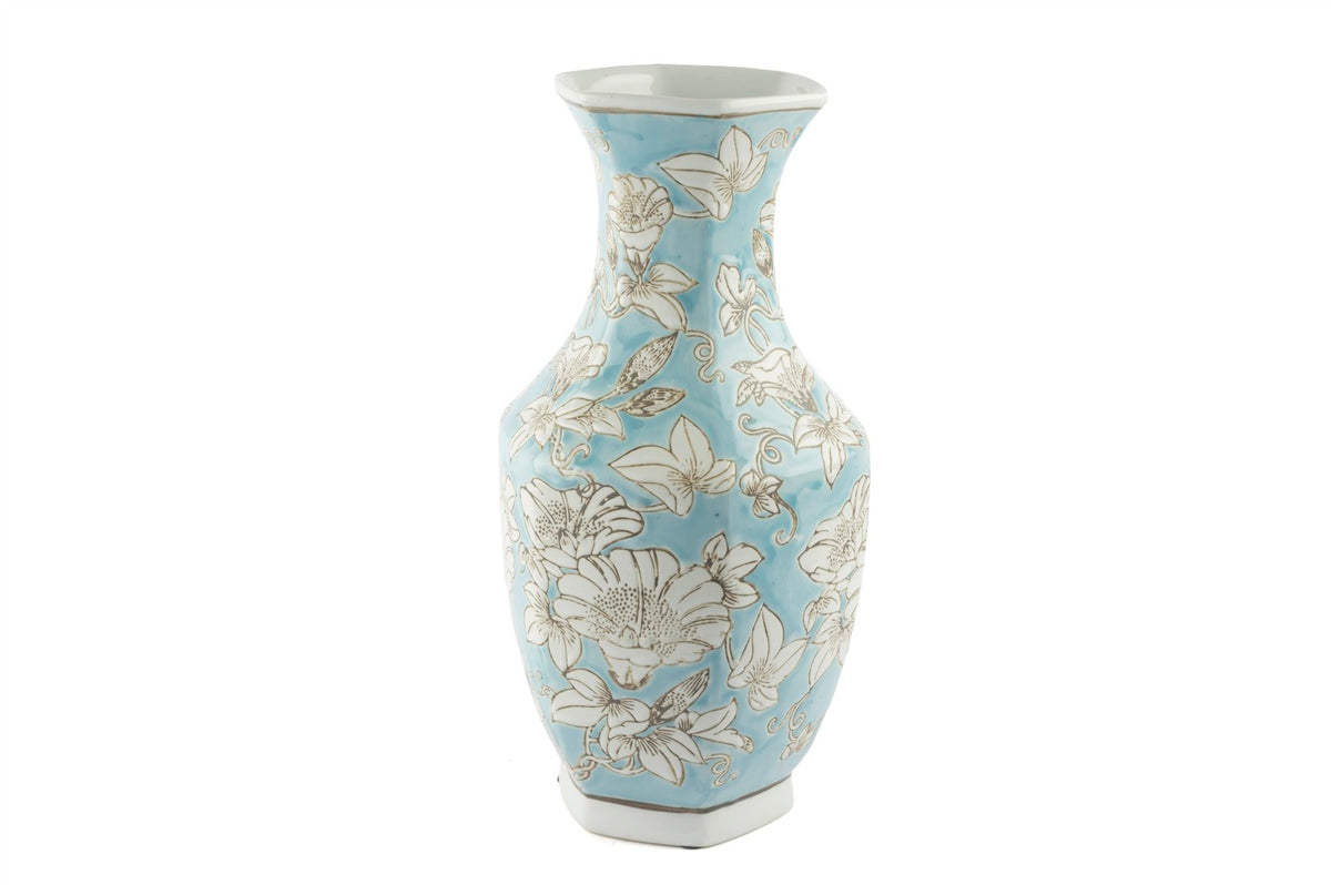 Mikasa Moor Blue Blanc Vazo 20x38cm