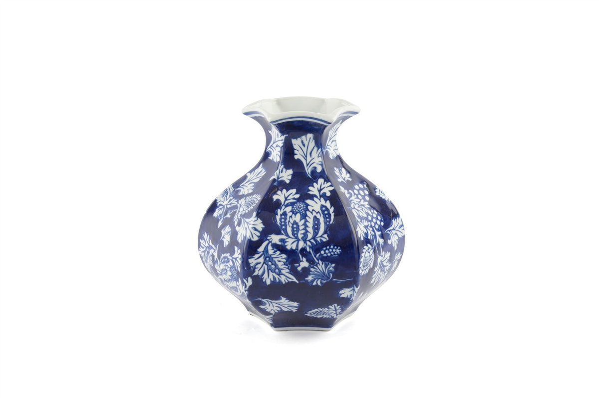 Mikasa Moor Blue Blanc Vazo 24x24cm