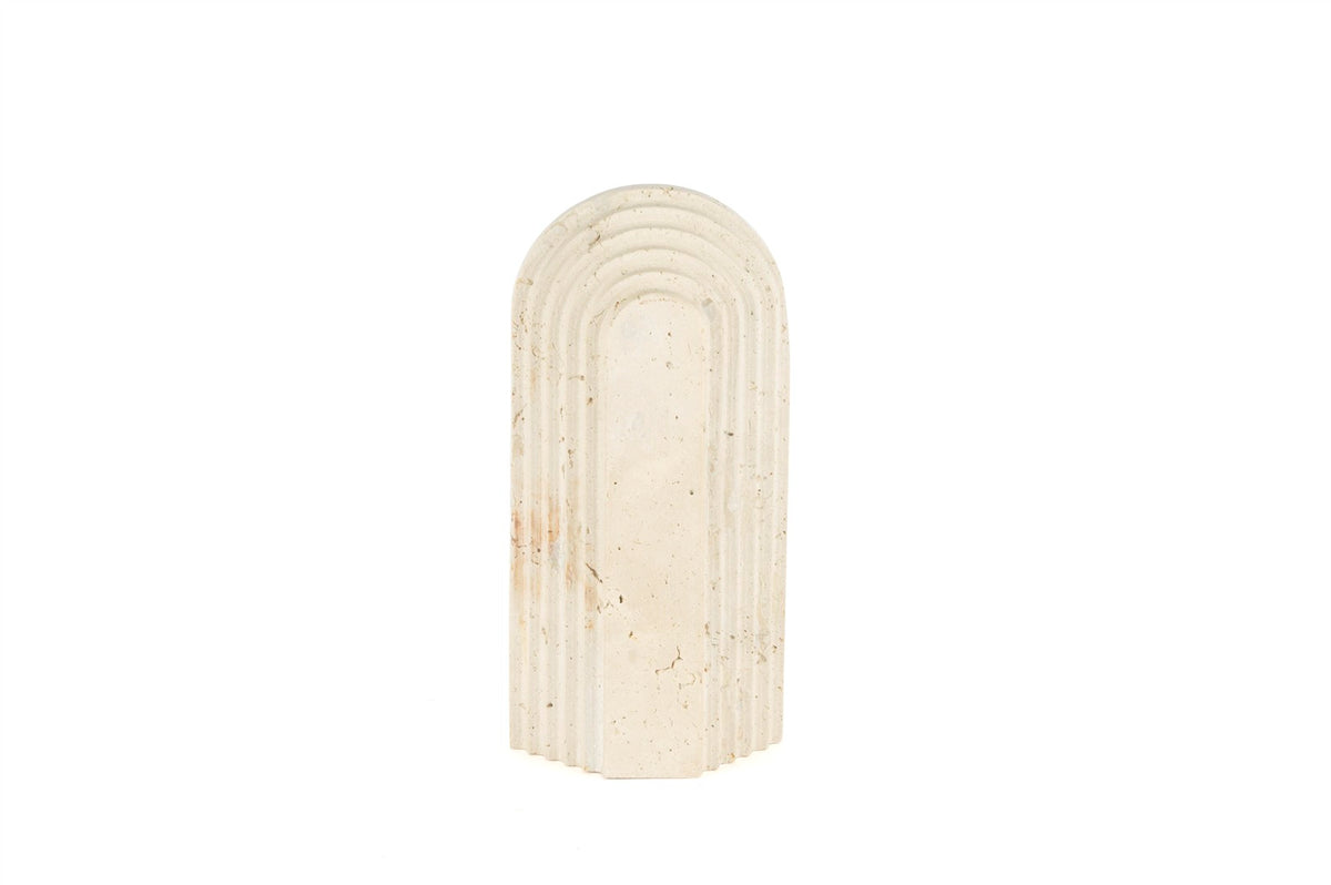 Mikasa Moor Krem Dekoratif Mermer Obje 11x22cm