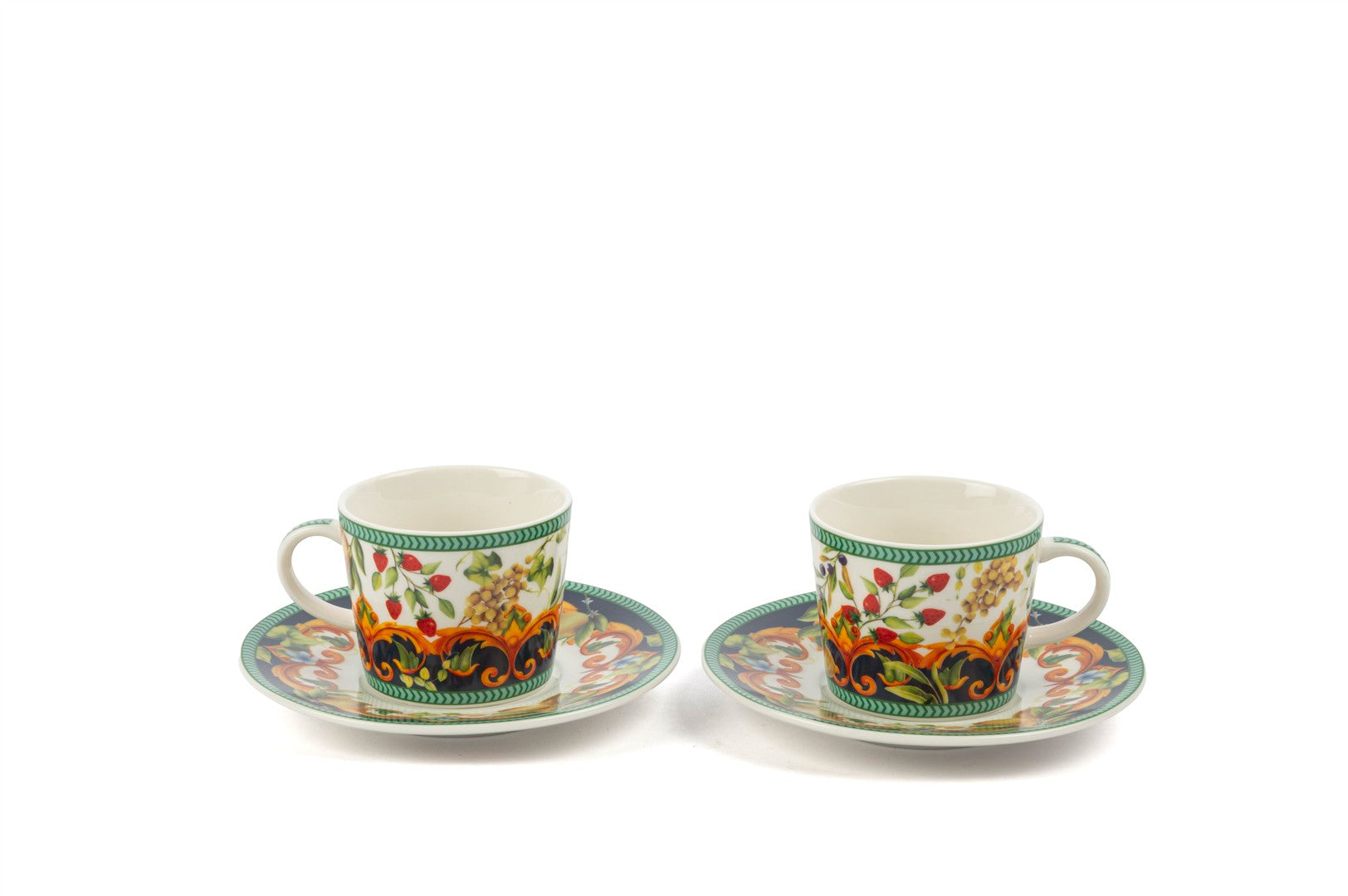 Capri Flora 2li Kahve Fincan Seti 90cc