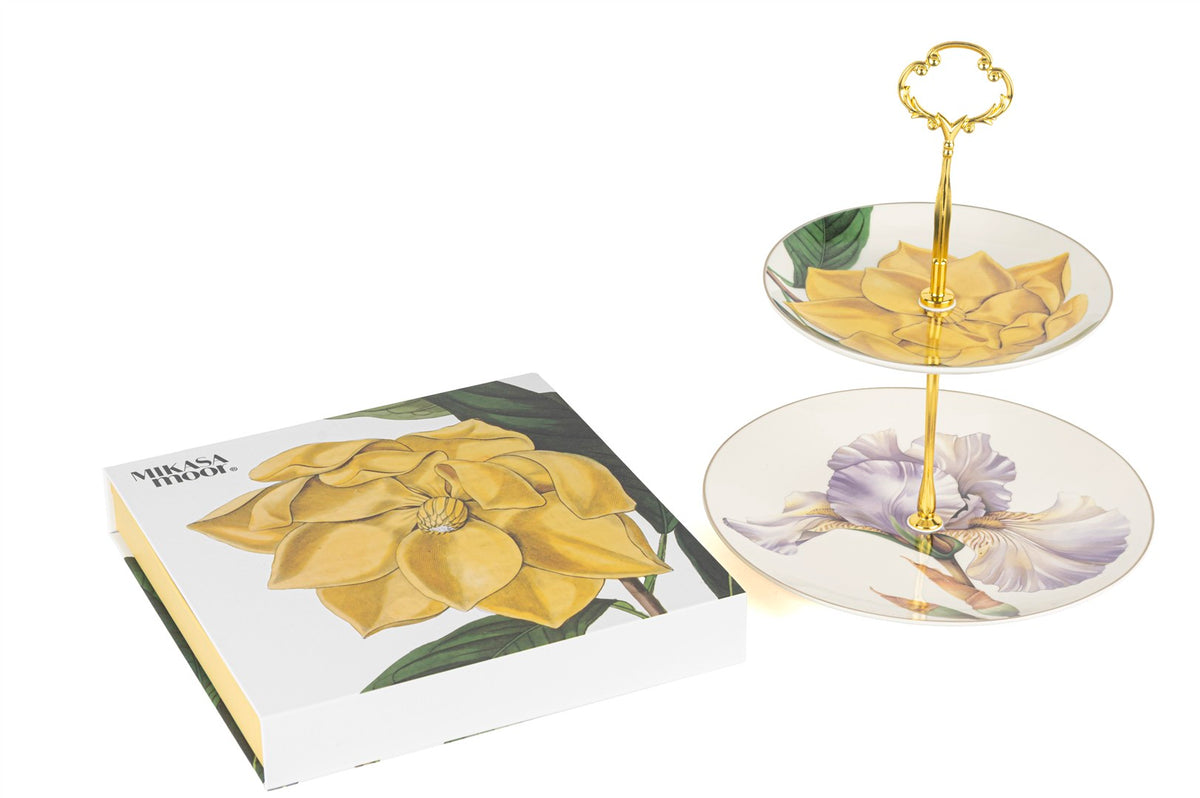 Mikasa Moor Art Of Botanica 2 Katlı Servis Standı 20x16x27cm