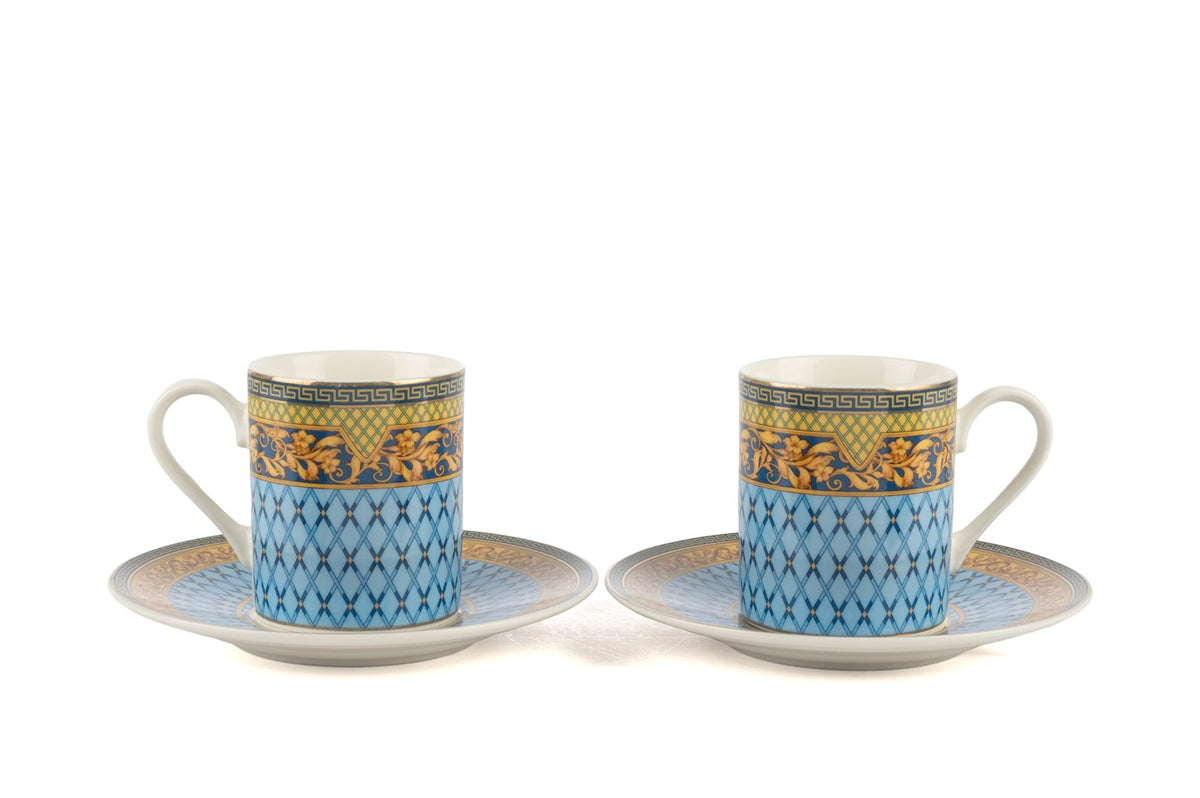 Mikasa Moor Blue Baraque 2li Kahve Takımı 100ml