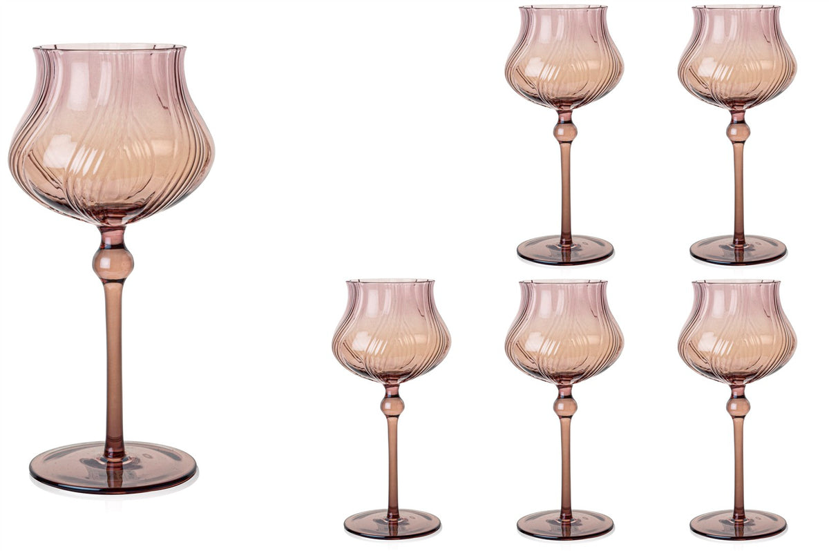 Mikasa Moor Scallop Rosse 6lı Kadeh 400ml