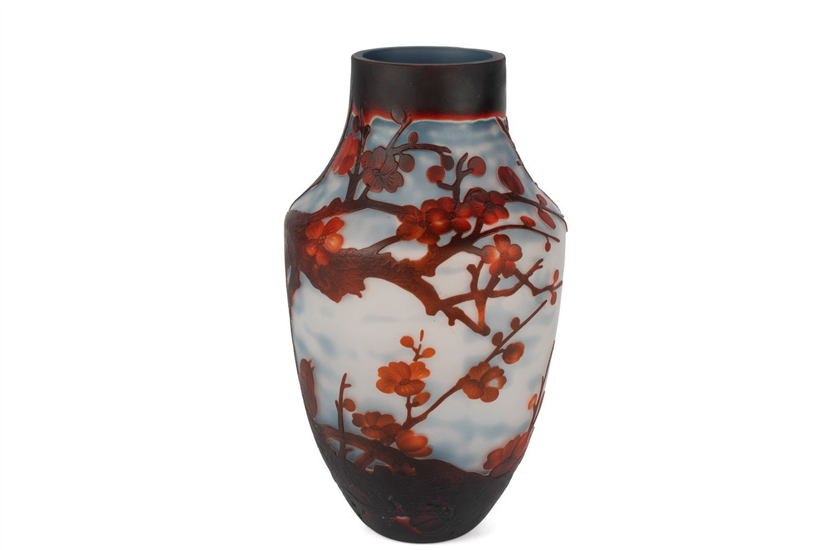 Mikasa Moor Kırmızı Sakura Mat Vazo 22x40cm