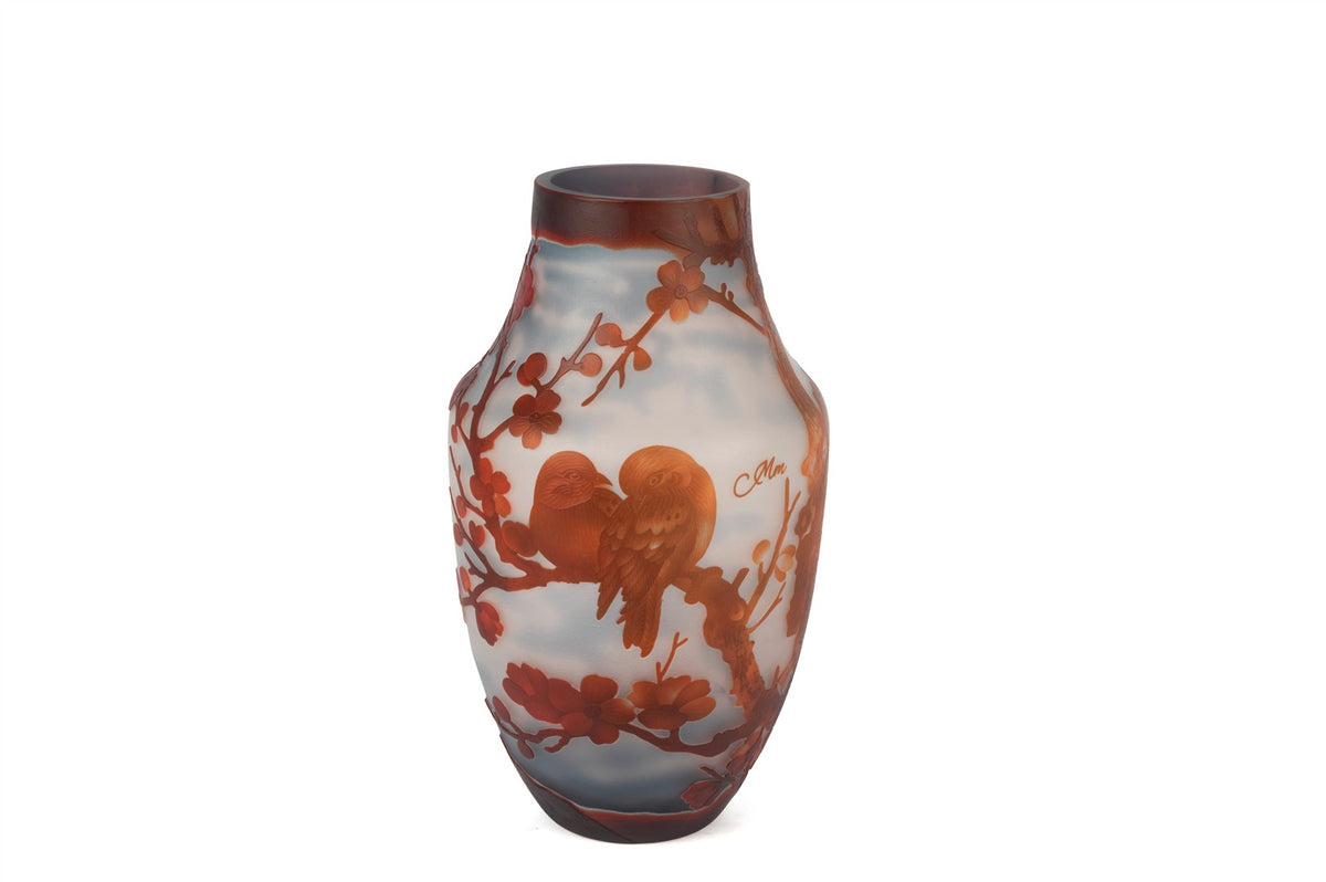 Mikasa Moor Kırmızı Sakura Mat Vazo 20x35cm