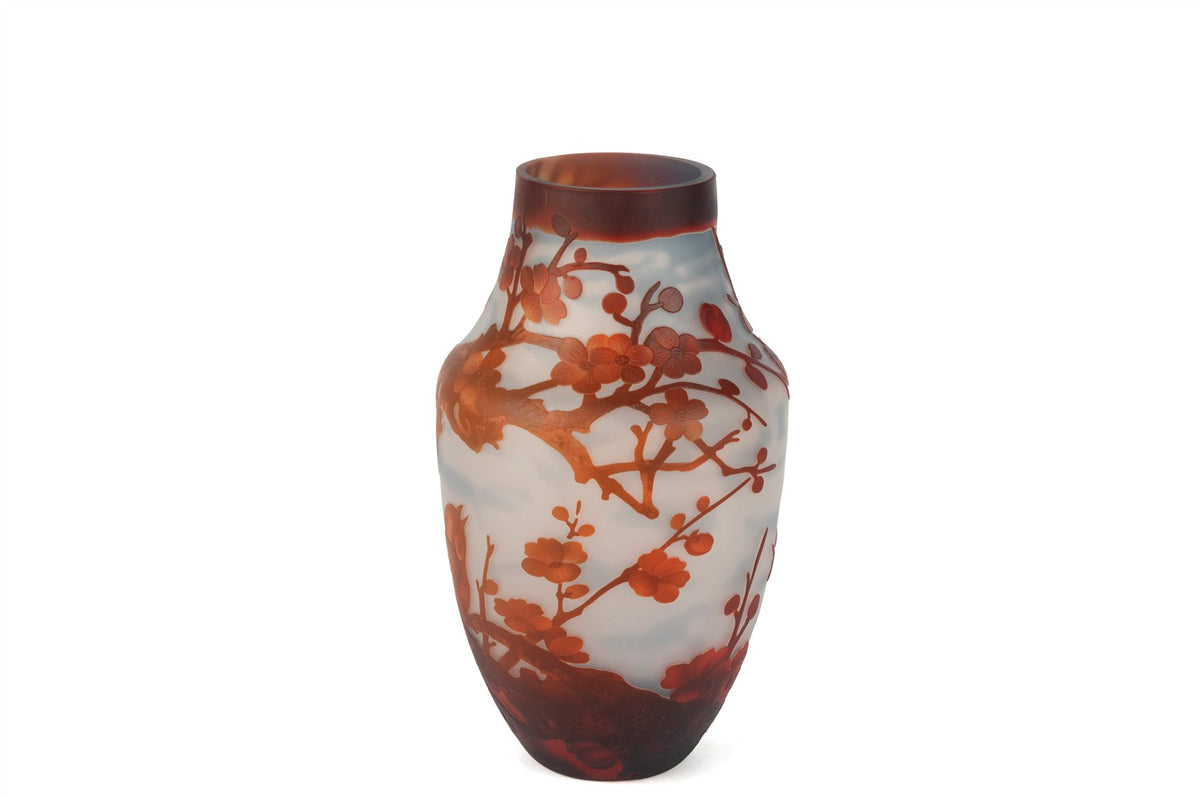 Mikasa Moor Kırmızı Sakura Mat Vazo 20x35cm
