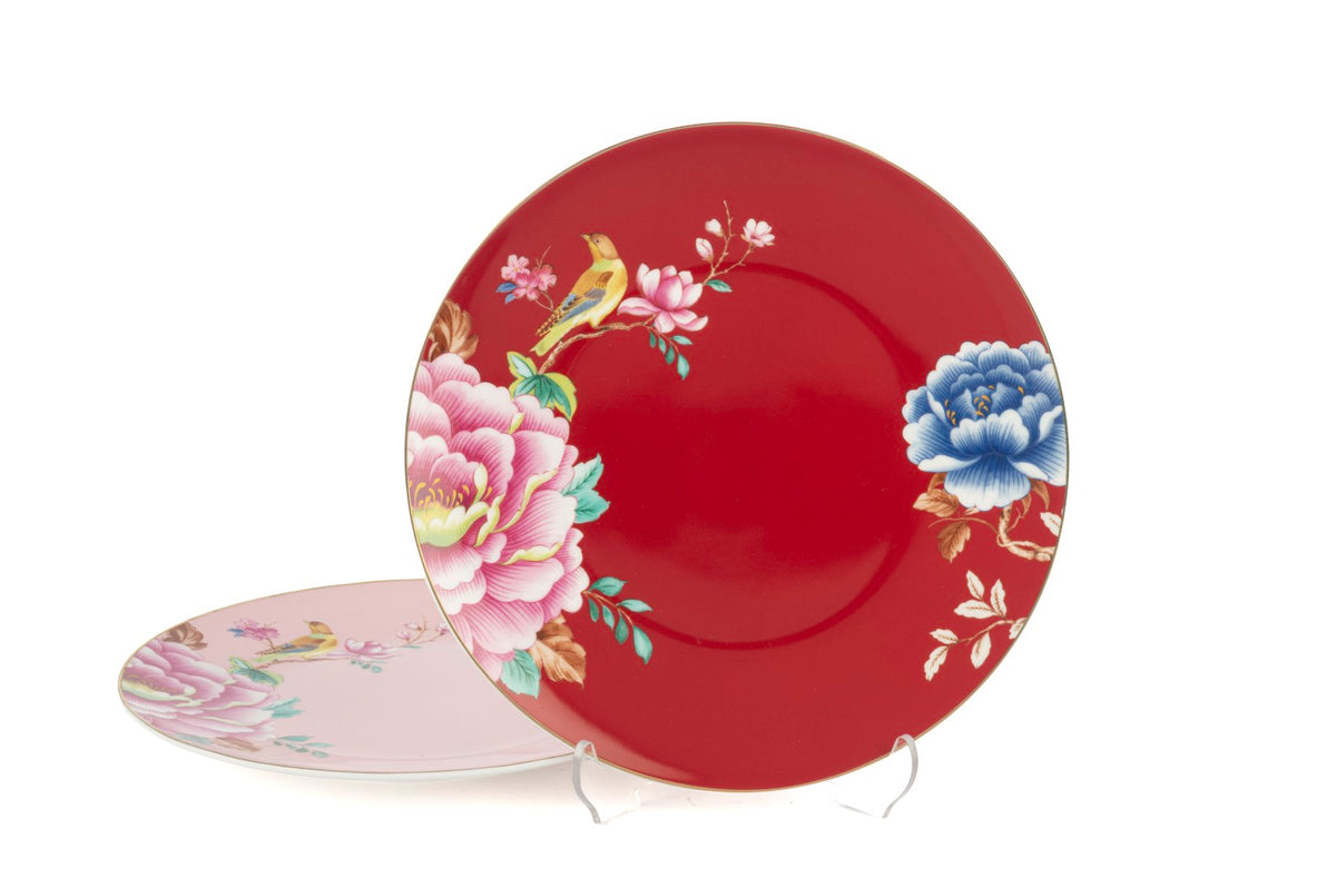 Mikasa Moor Verona 2li Pembe Bordo PastaTabağı 21cm
