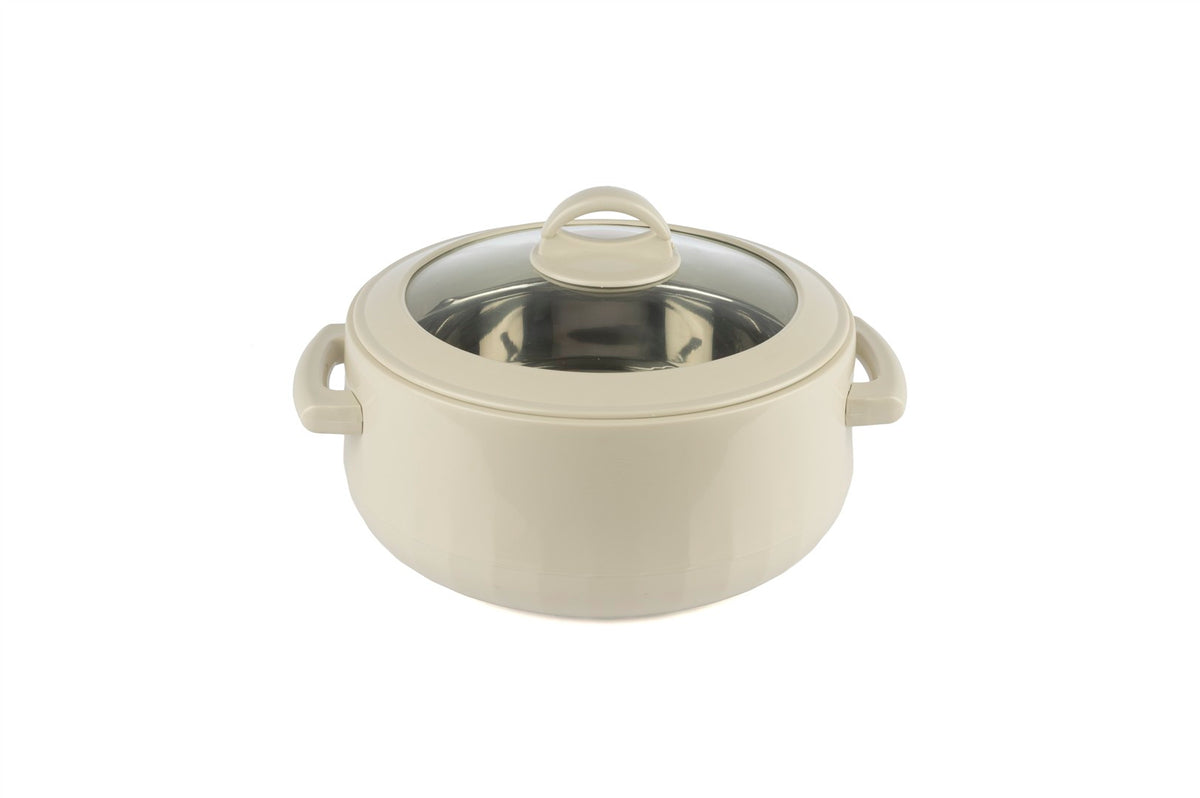 Mikasa Moor Krem Cam Kapaklı Servis Tenceresi 1.7L 23cm
