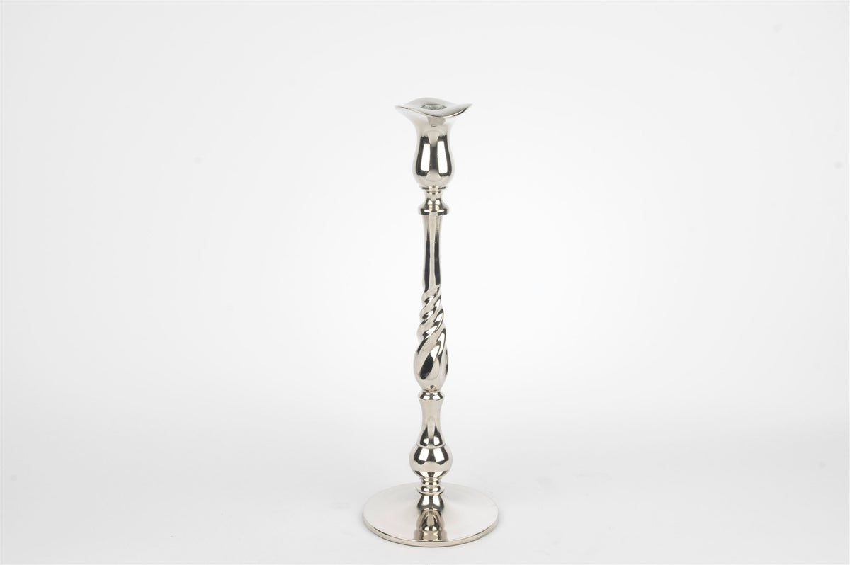 Mikasa Moor Silver Burgulu Şamdan 12x38cm