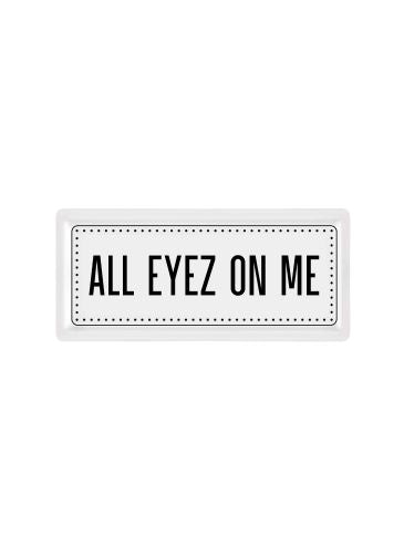 The Mia Dikdörtgen Servis Tabağı All Eyez On Me 35x16 Cm