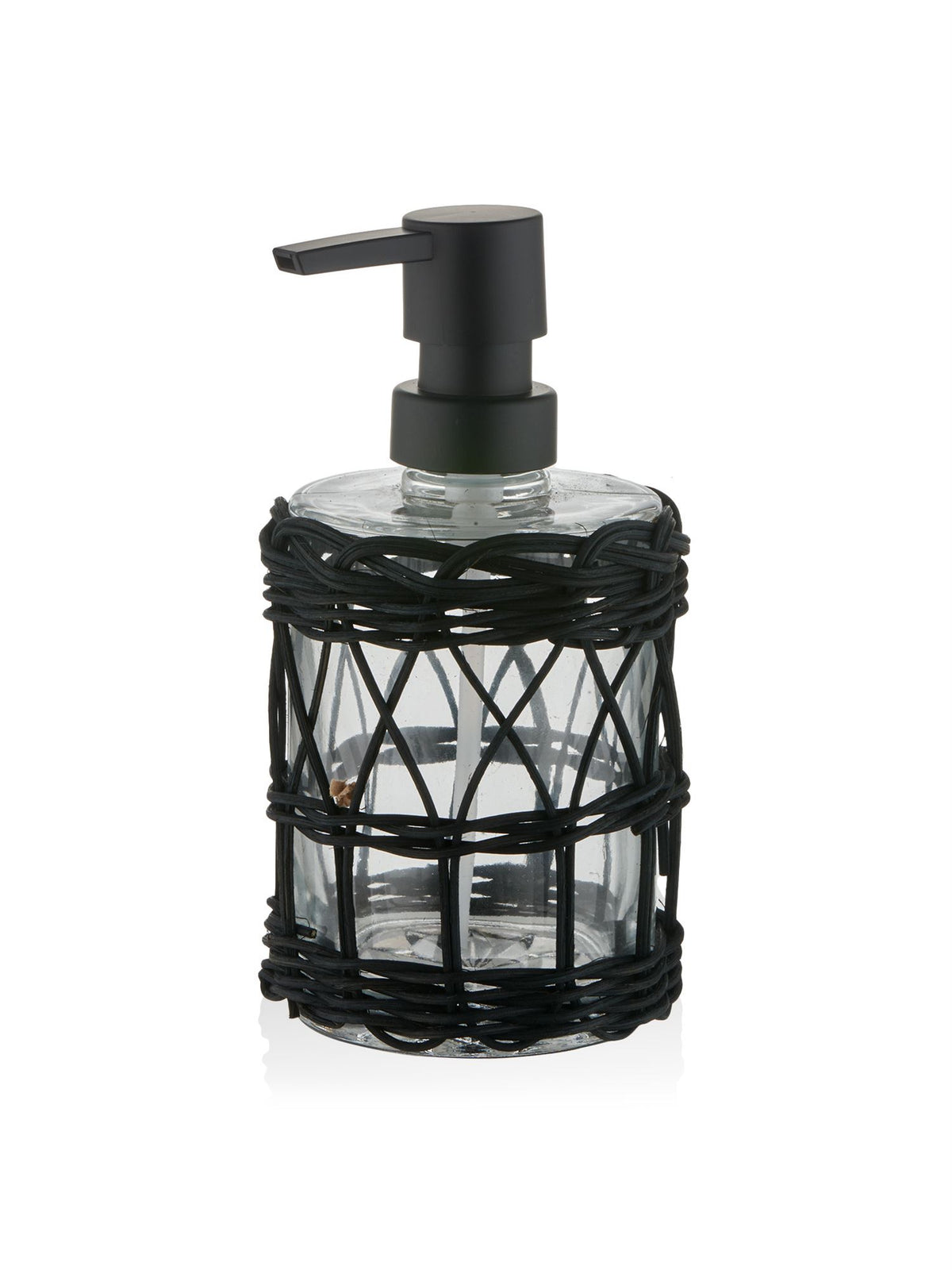 The Mia Rattan Sıvı Sabunluk Siyah 330 ml (Paket: 6 Adet)