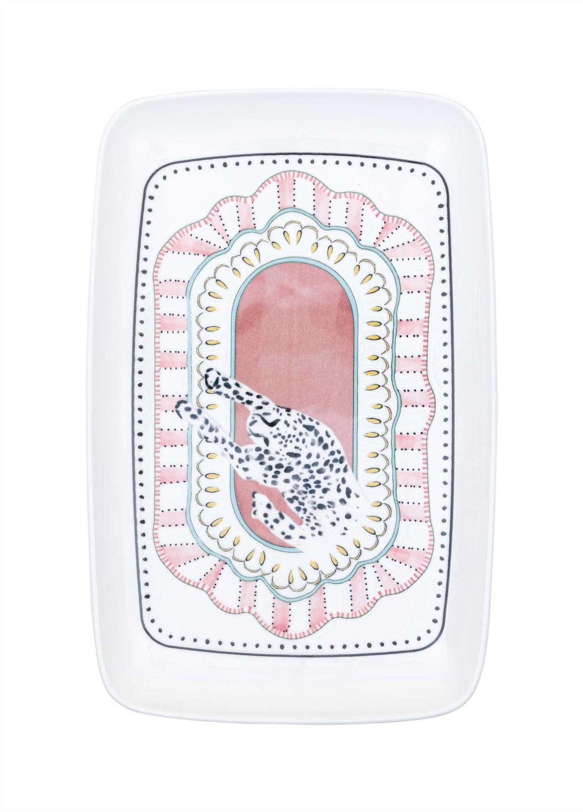The Mia Spring Dikdörtgen Servis Tabağı 31x20 cm