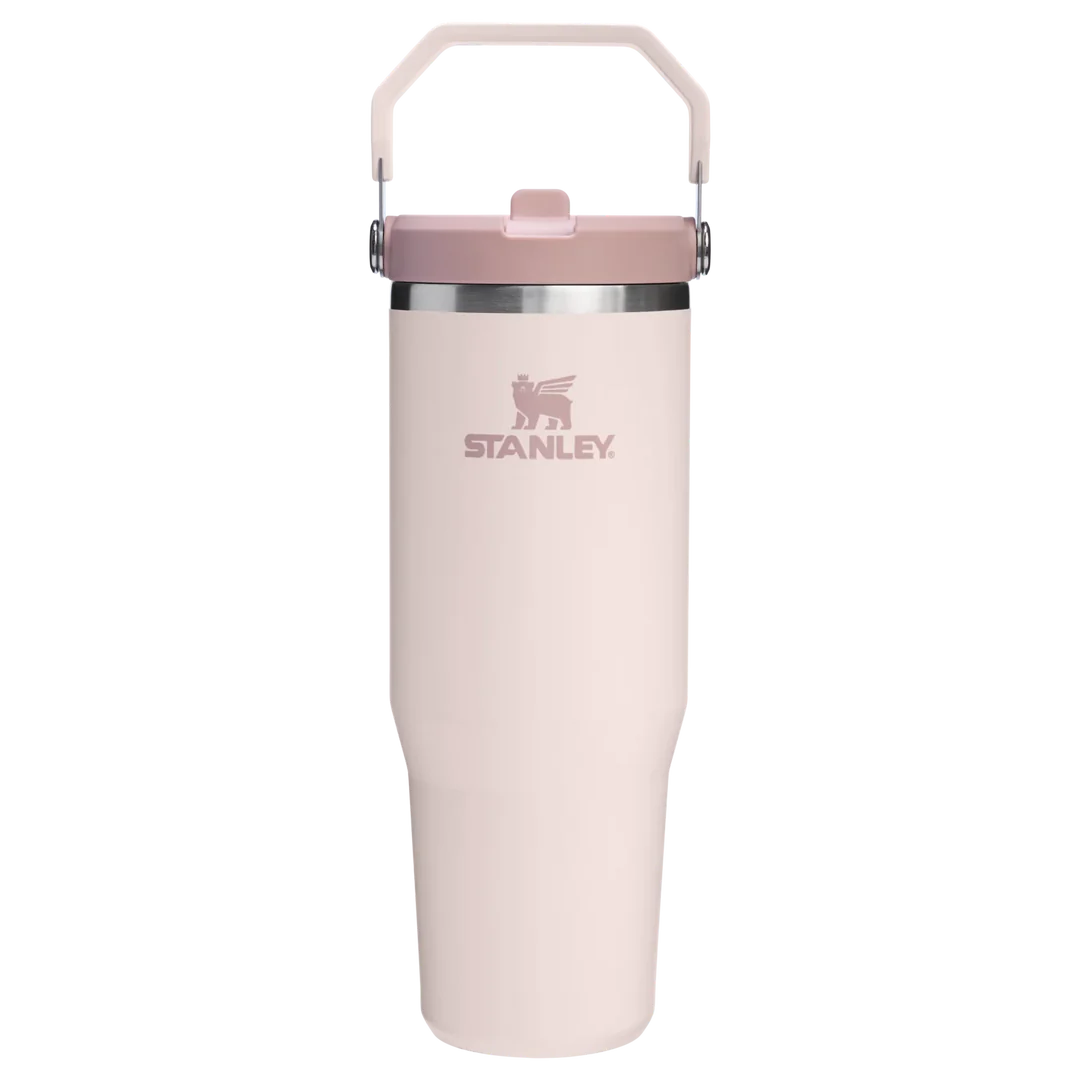 Stanley The IceFlow Flip Straw Pipetli Termos Bardak 0,89 LT Rose Quartz