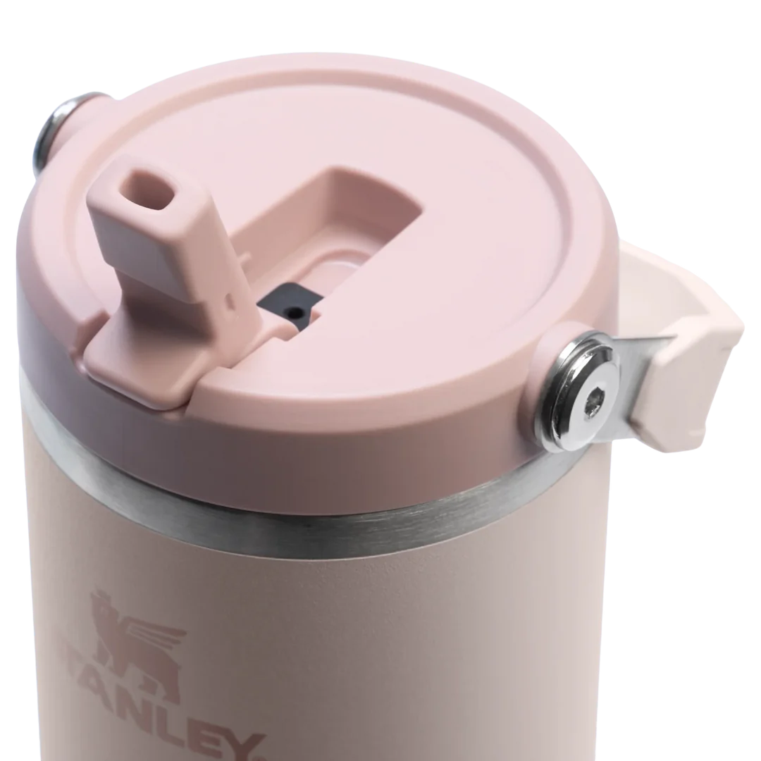 Stanley The IceFlow Flip Straw Pipetli Termos Bardak 0,89 LT Rose Quartz