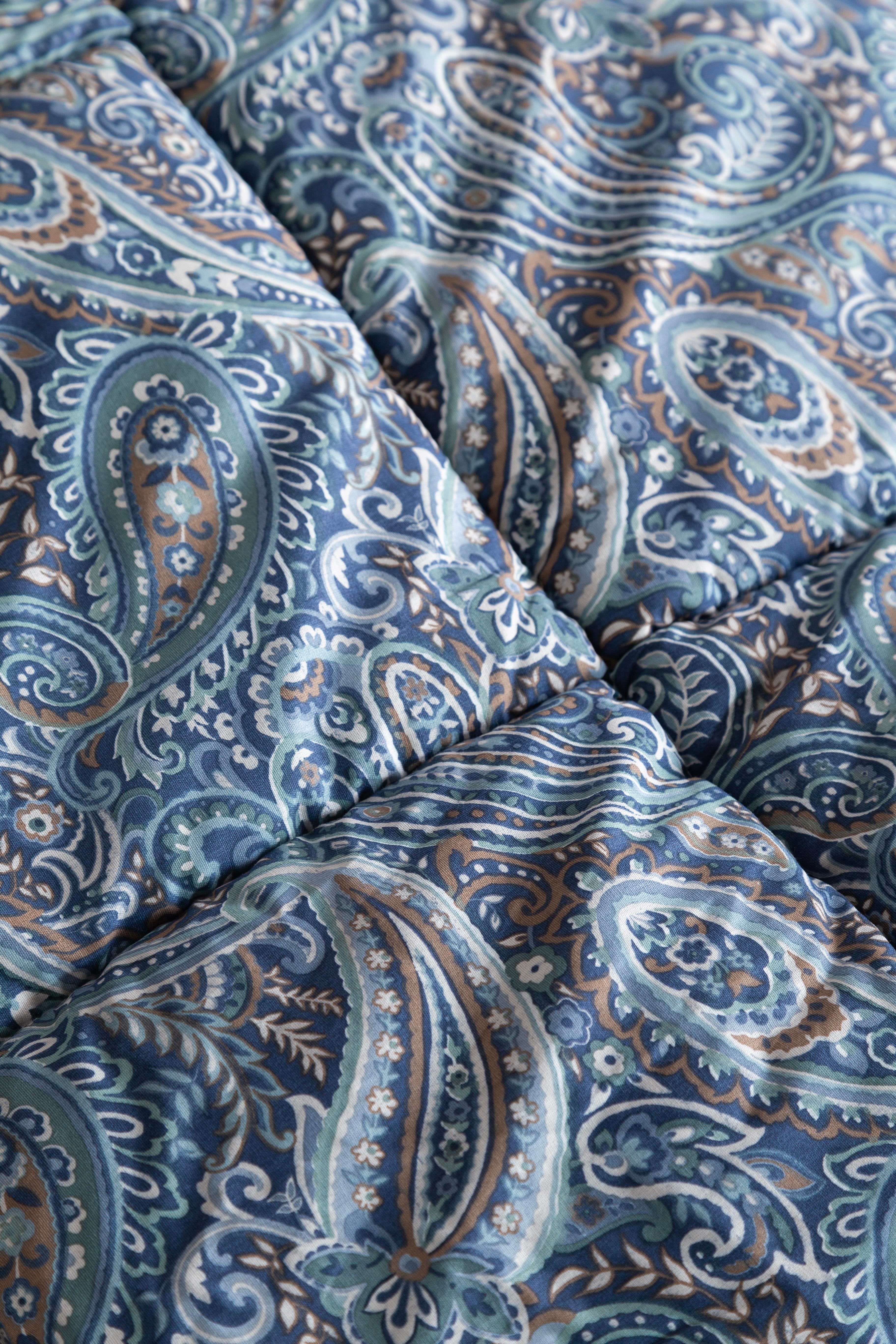 Apricitas Home Softly Harmony Indigo Çift Kişilik Uyku Seti