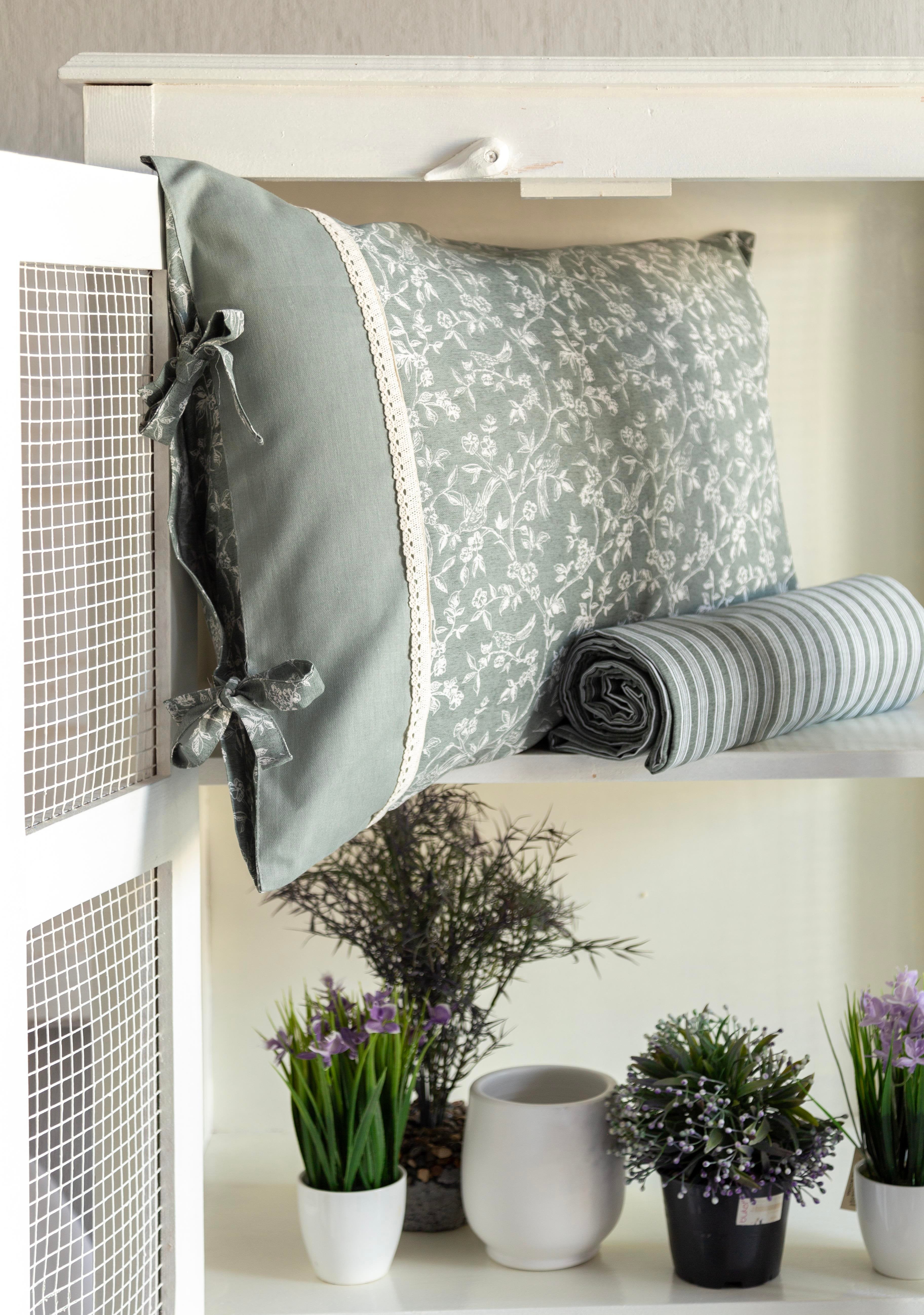 Apricitas Home Galvin Olive Çift Kişilik Krep Nevresim Takımı