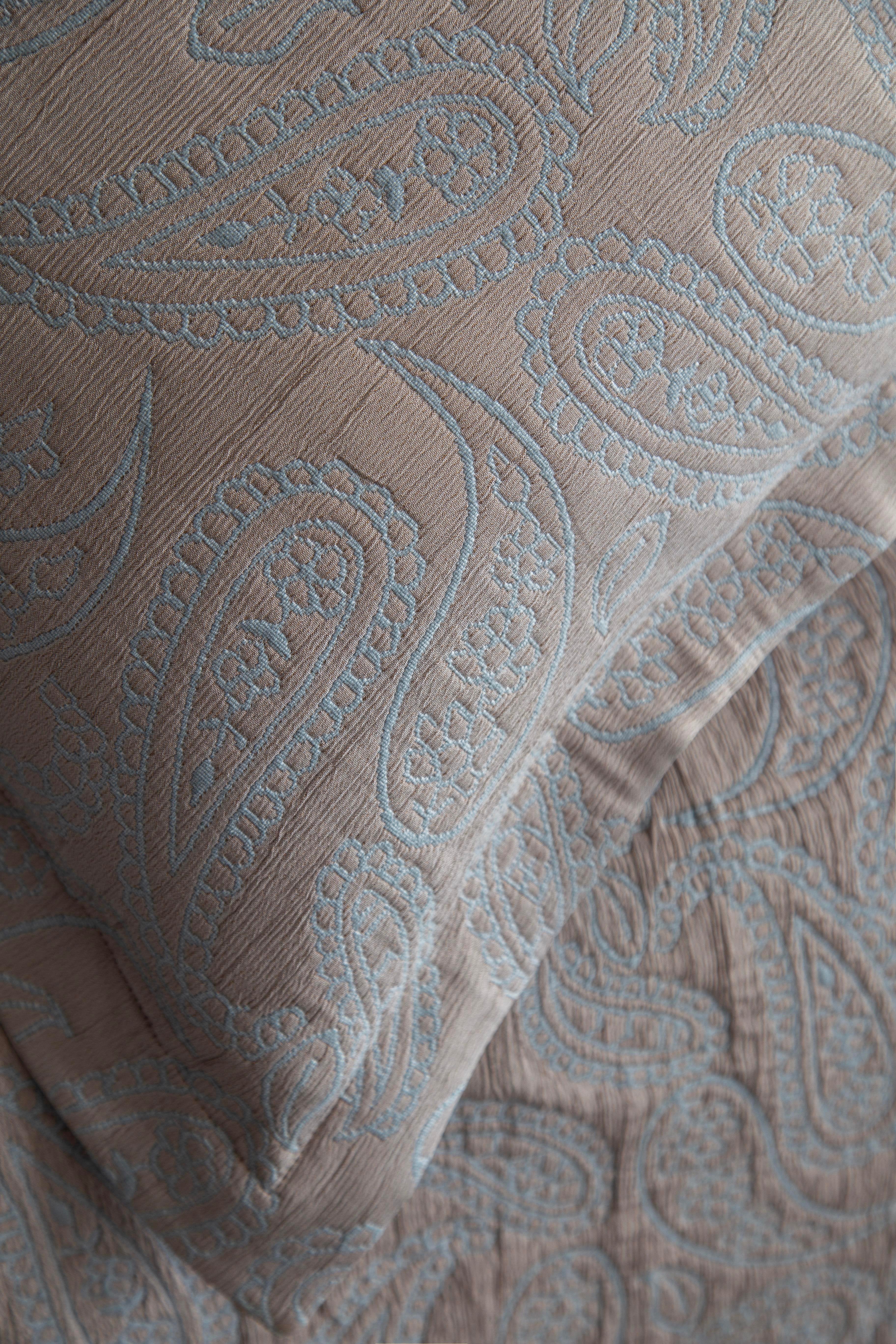 Apricitas Home Marsilya Indigo Çift Kişilik Yatak Örtüsü Nevresim Seti