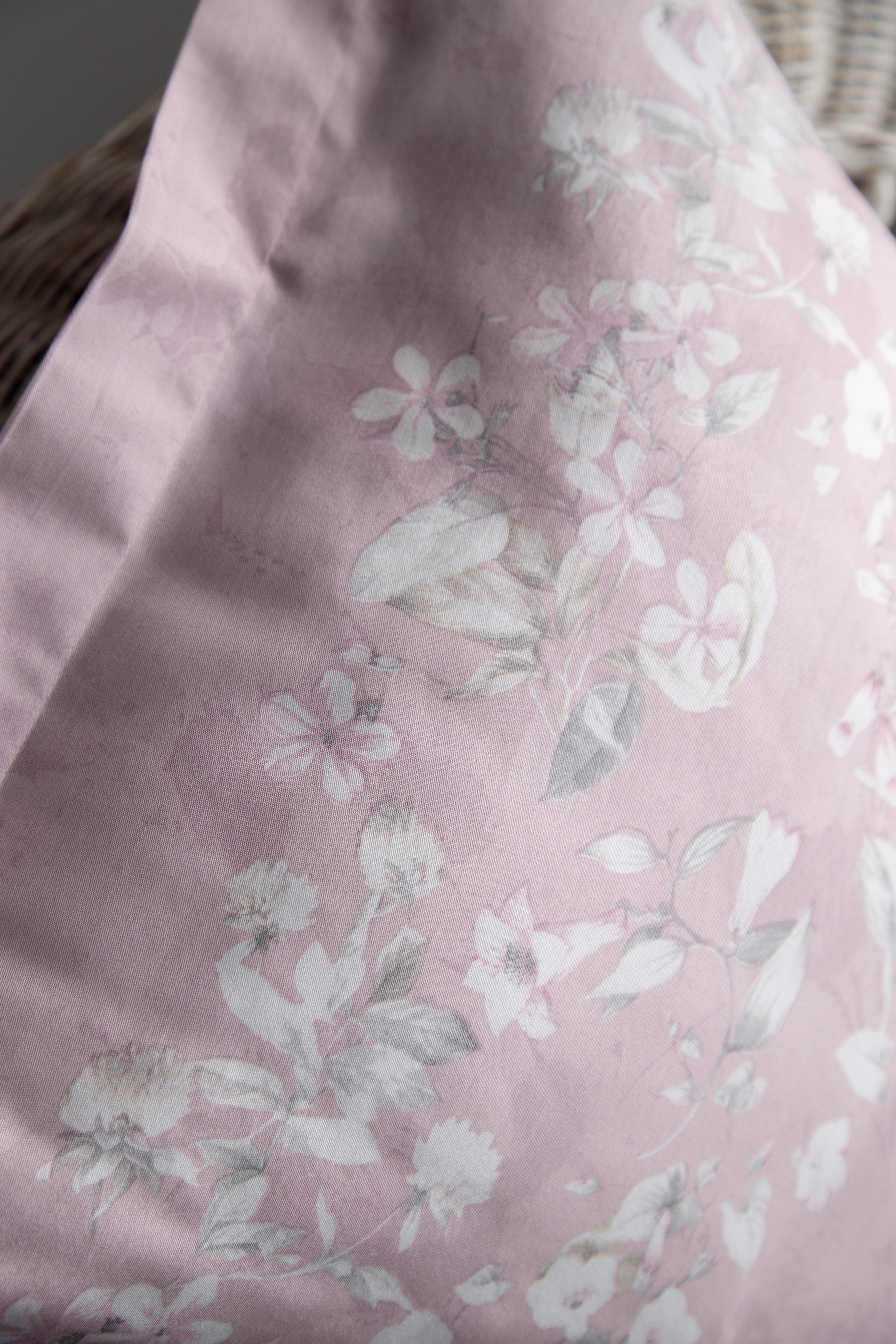 Apricitas Home Franny Rose Çift Kişilik Elegance Baskılı Saten Nevresim Takımı