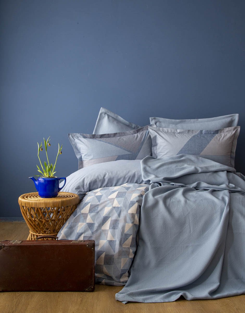 Çift Kişilik Cozy Set Senro İndigo
