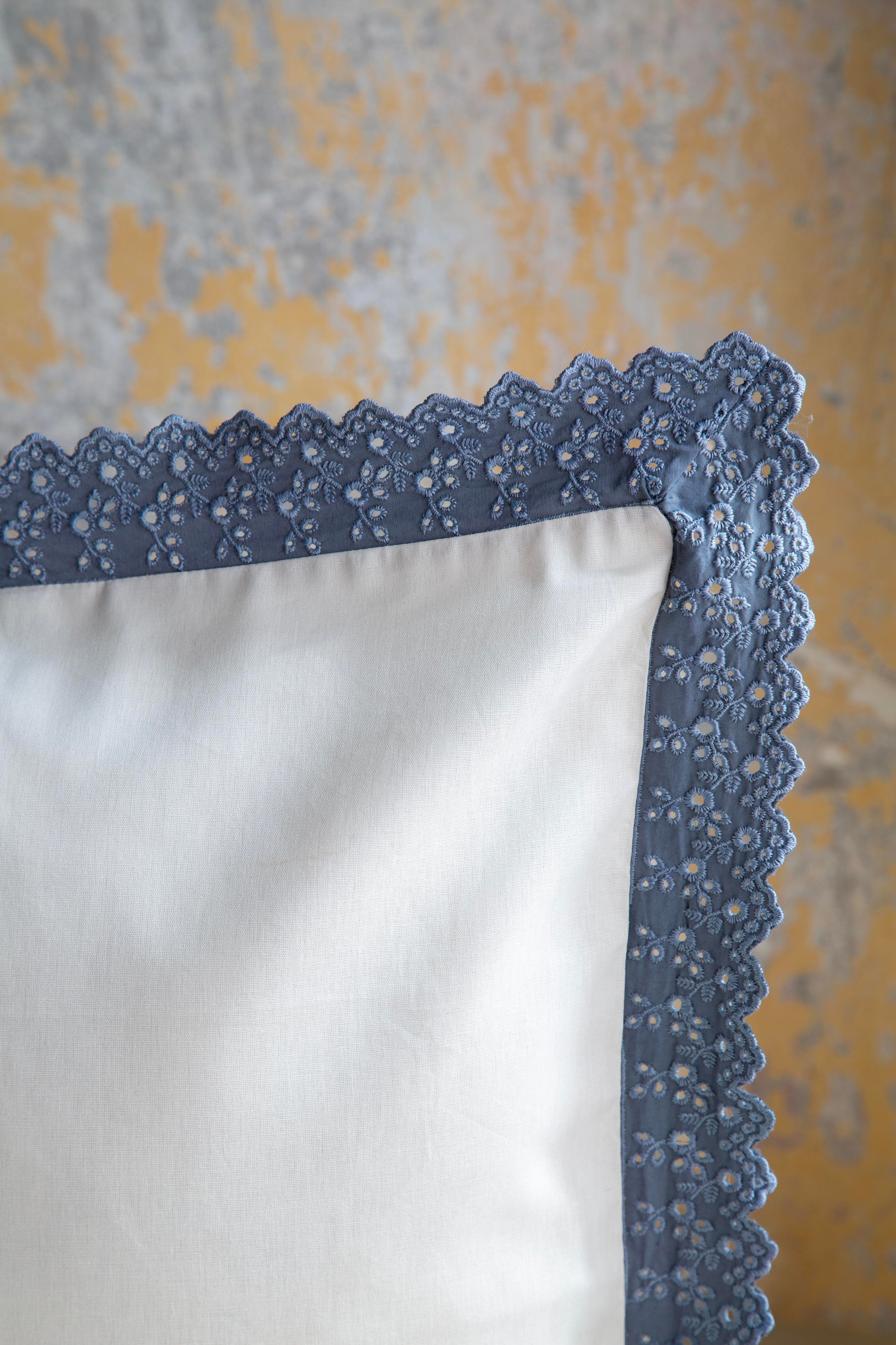 Apricitas Home Marbella Indigo Çift Kişilik Yatak Örtüsü Takımı