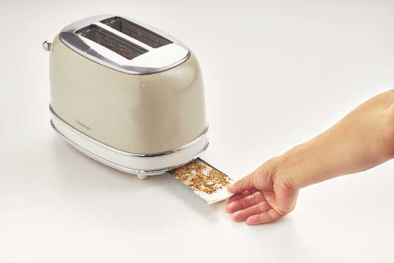 Ariete Vintage Ekmek Kızartma Makinesi 2 Dilim Bej 0155/13