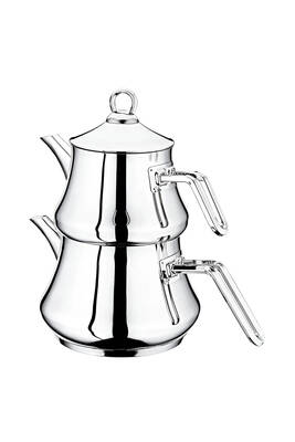 Oms Çelik Çaydanlık Large