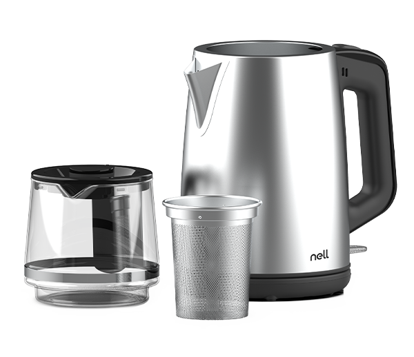 Nell Intense Tea Steel Glass Çay Makinesi