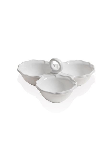 The Mia Grande Çerezlik Beyaz 24x24x10 cm GRD0009