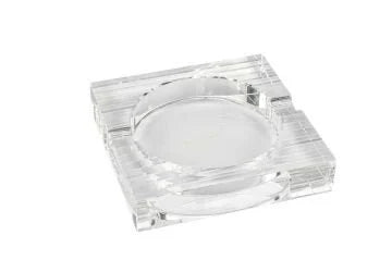 Mikasa Moor Smoke Kare Cam Küllük 15x15cm