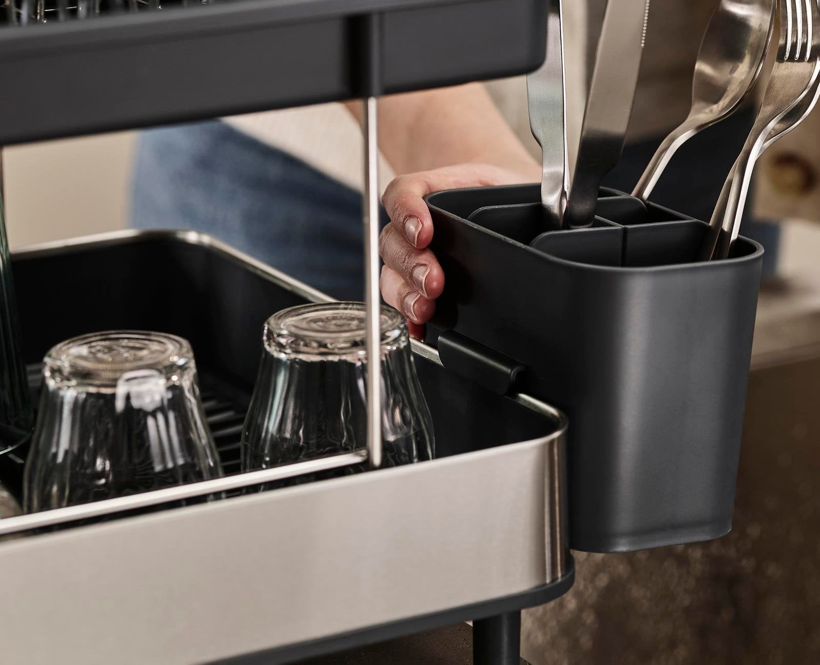 Joseph Joseph Excel™ Paslanmaz Çelik 2 Katlı Bulaşıklık