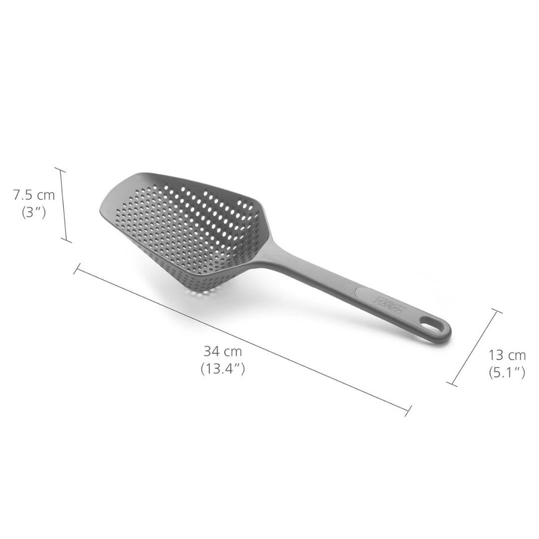 Joseph Joseph Scoop Plus Süzgeç Kaşık - Siyah