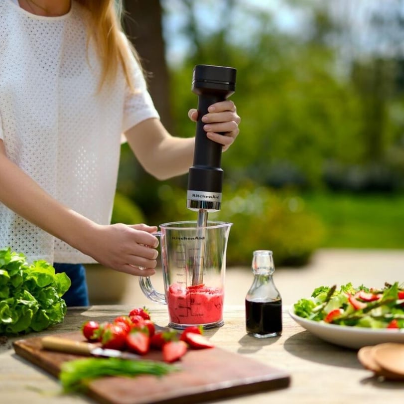 KitchenAid Go Kablosuz Serisi El Blenderı Aksesuarlı Bataryalı