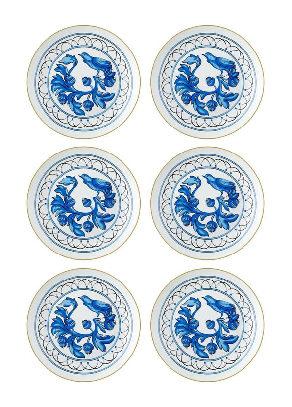 The Mia Azul Pasta Tabağı 6 Kişilik