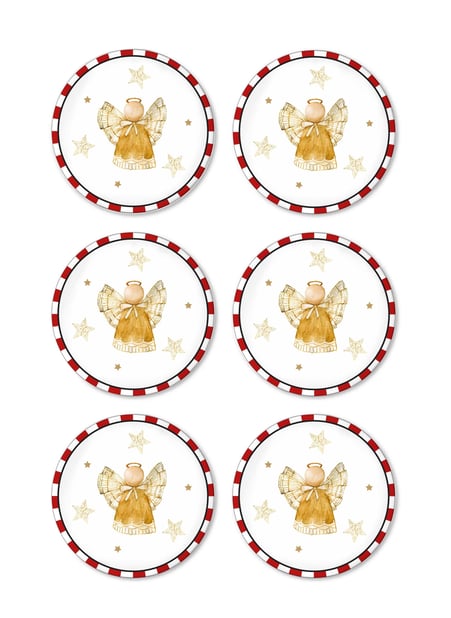 The Mia Globe Pasta Tabağı 6 Lı Set 19 cm NEW029