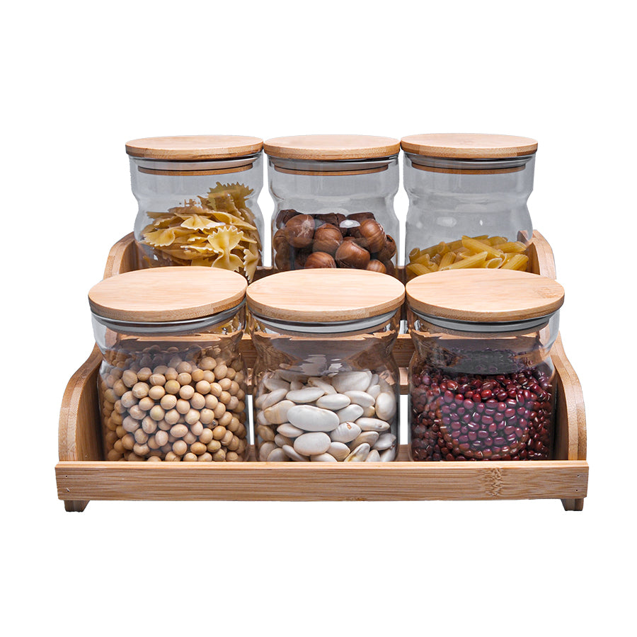 Arow Sky Bambu Kapaklı &'lı Baharat Seti