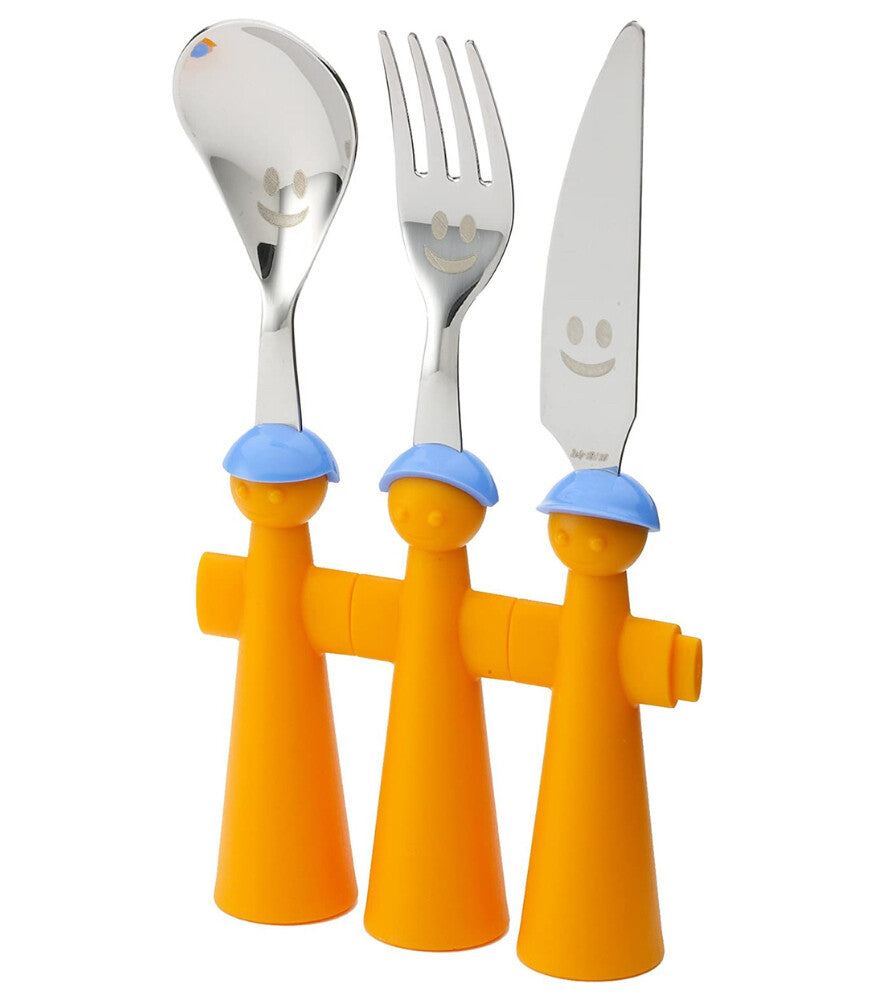 Rivadossi Trebimbi Puppets 3 Parça Bebek Ve Çocuk Çatal Bıçak Seti