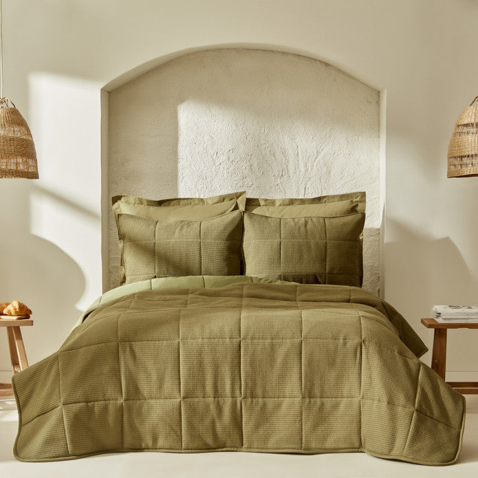 Karaca Home Muse Çift Kişilik Spring Comfort Haki